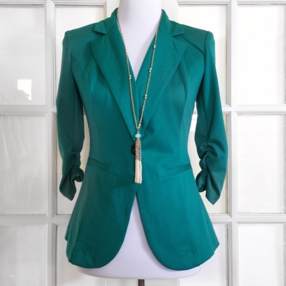 Bcx Junior's Collection Casual Emerald Blazer
